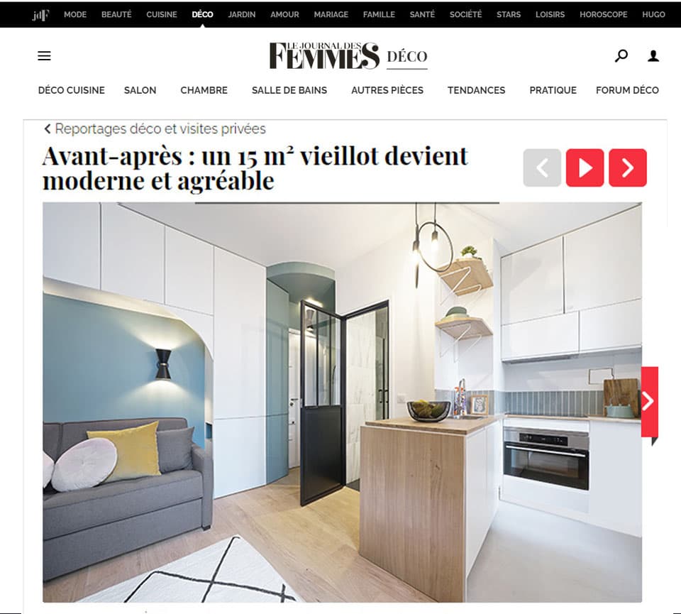 Article de blog sur LE JOURNAL DES FEMMES, consacré à notre projet Guyton