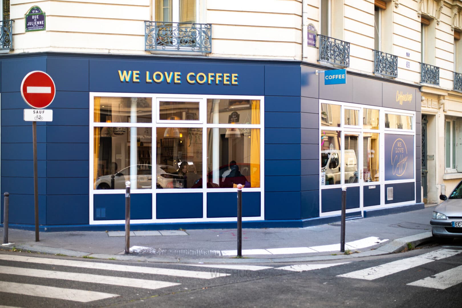 Réalisation WE LOVE COFFEE — Coffeeshop Paris 13